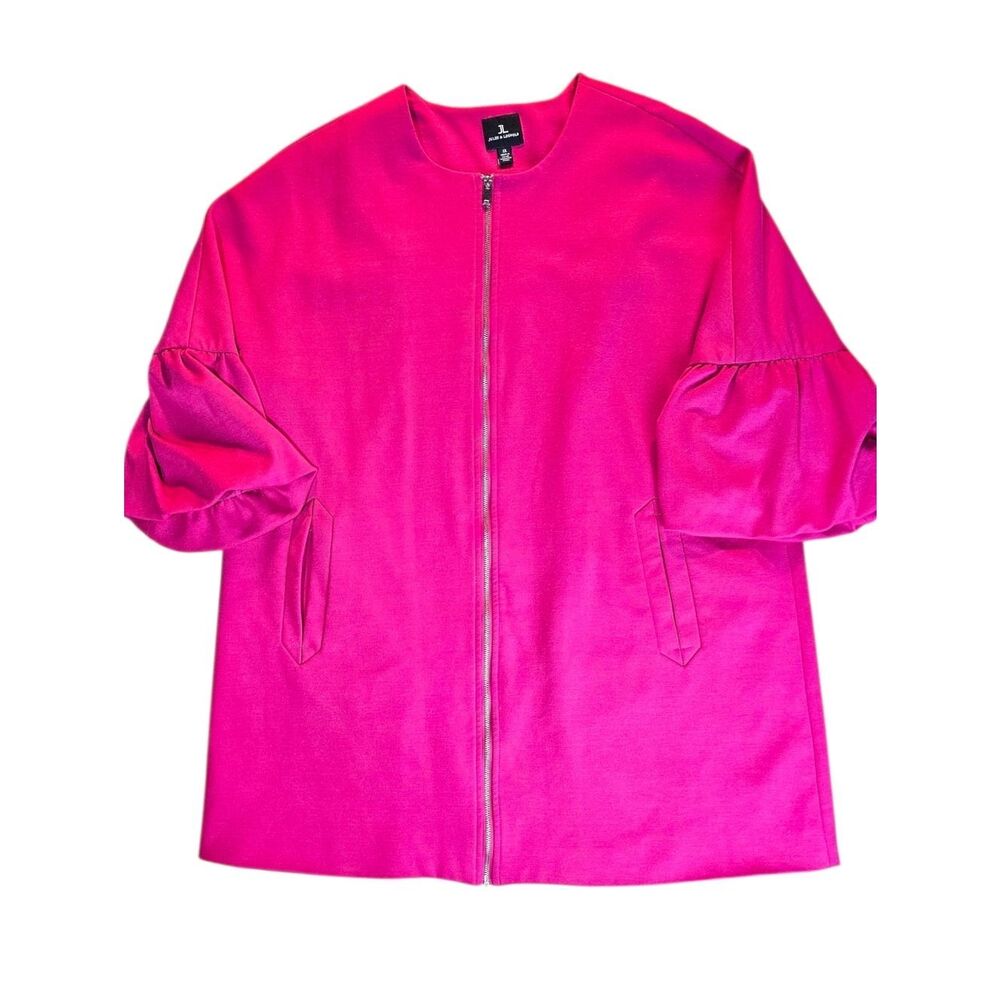 Jules & Leopold Pink Zip Up Jacket 1x